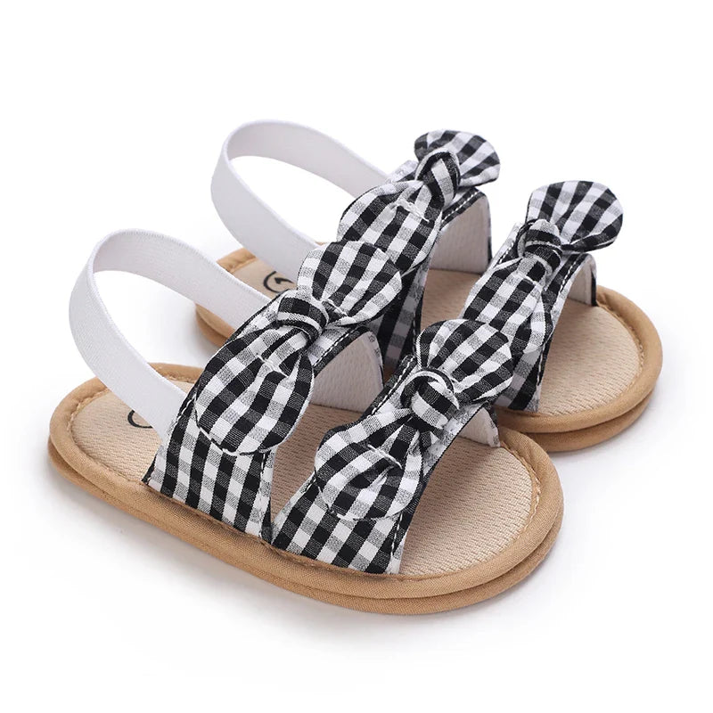 VALEN SINA 0-18M Newborn Baby Girls Summer Shoes Sandals First Walkers Newborn Shoes Casual Soft Sole Sandals Toddler Shoes (Available)
