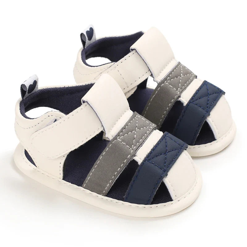 Baby Shoes For Boys and Girls  Summer With Perforated Sandals and Non Slip Soft Soles For Learning To Walk