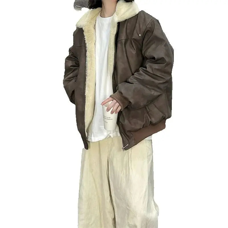 Men's Outerwear 2025 Winter New Style For Both men and Women Stylish and Warm Design High Street Cotton Jacket Fashionable Coat