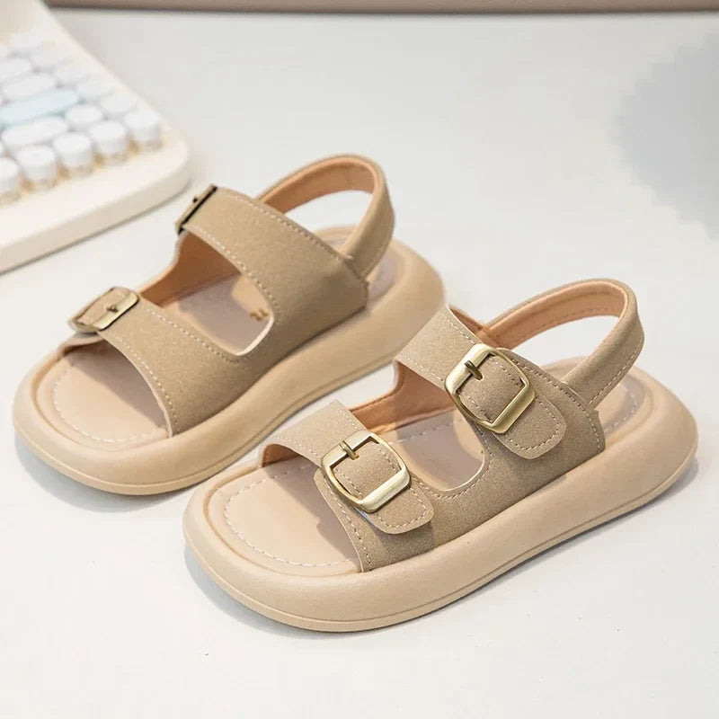 New Fashion Korean Style Soft Sole Anti-slippery Versatile Open-toe Roman Beach Shoes