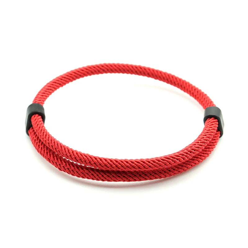 Fashion Mens Bracelet Set 2pcs Sliding Adjustable Lucky Red Thread Braslet Accesorios Hombre Gifts For Him Armband Herren Joias