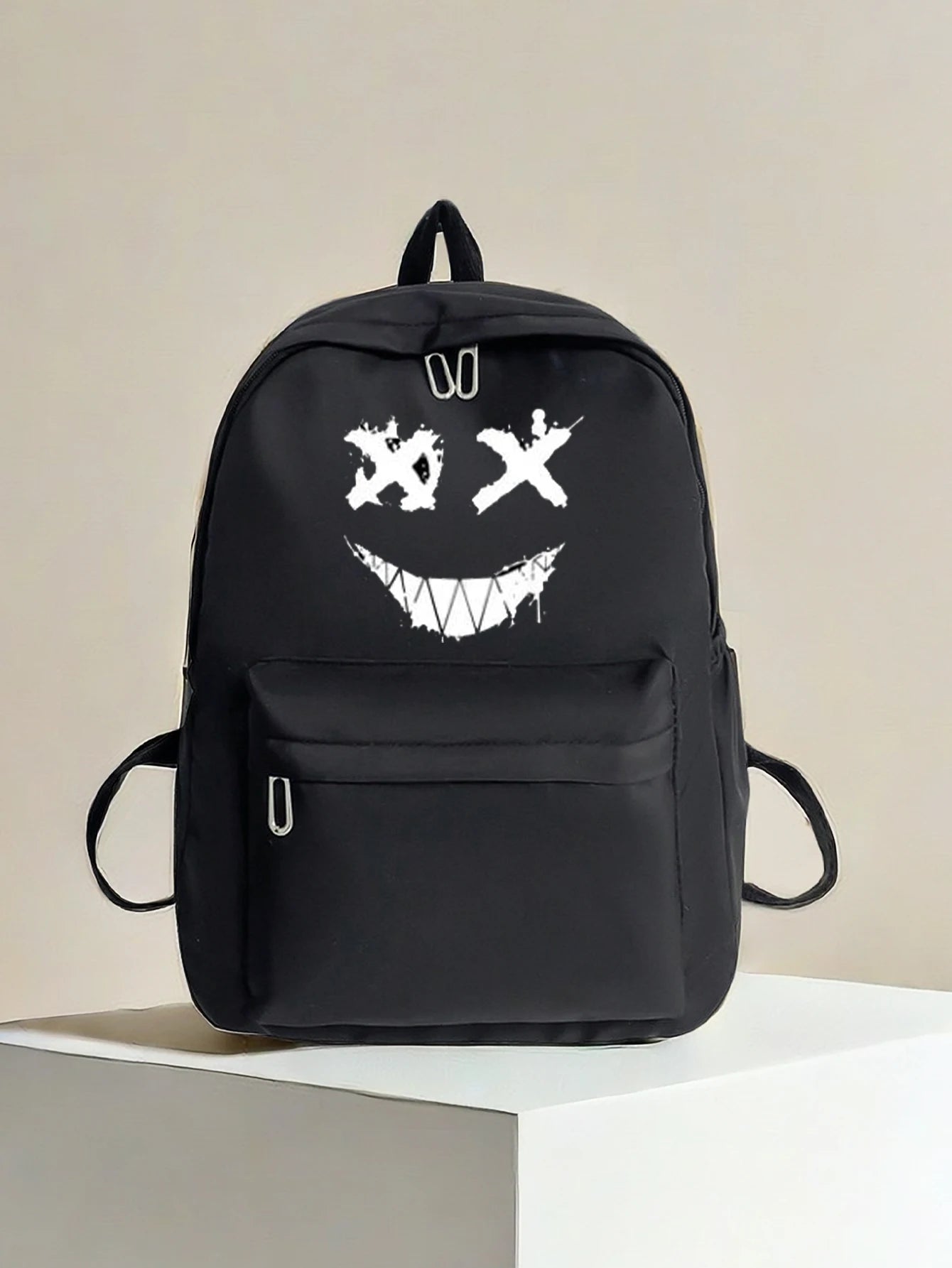 A Large-Capacity, Casual, Versatile, Fun, And Quirky Backpack With A Unique Graphic Print, Perfect For Back-To-School, Everyday