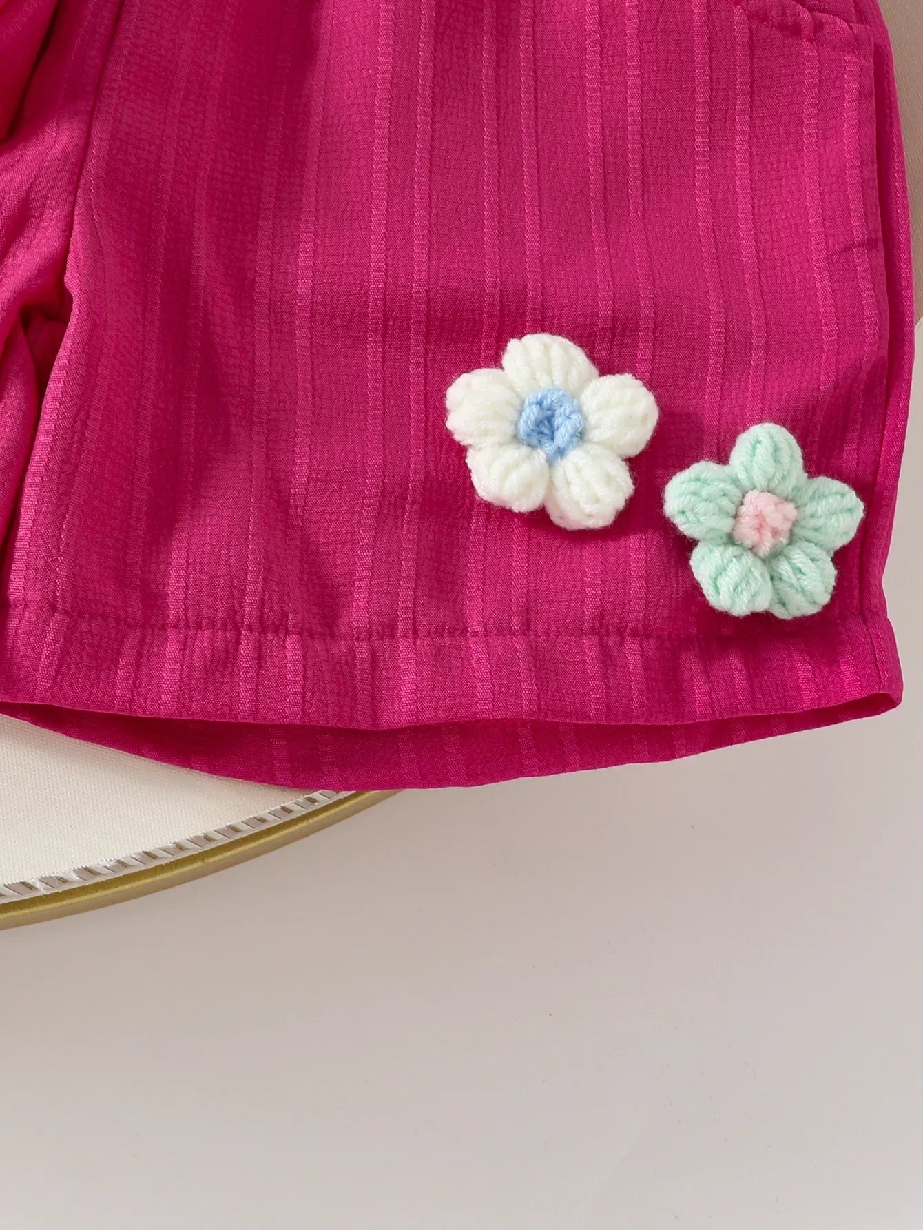 Children's Clothing Sets Small Flower Sleeveless Top + Bow Shorts 2pcs Sets Toddler Girl Clothes Kids Boutique Clothes