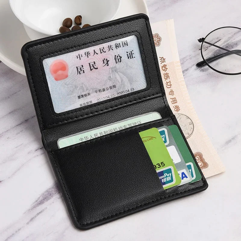 Men's Wallet Short Wallet Card Holder Fashion Thin Multi Card Business Soft Leather Wallet for Men Bolsa Feminina Coin Purse