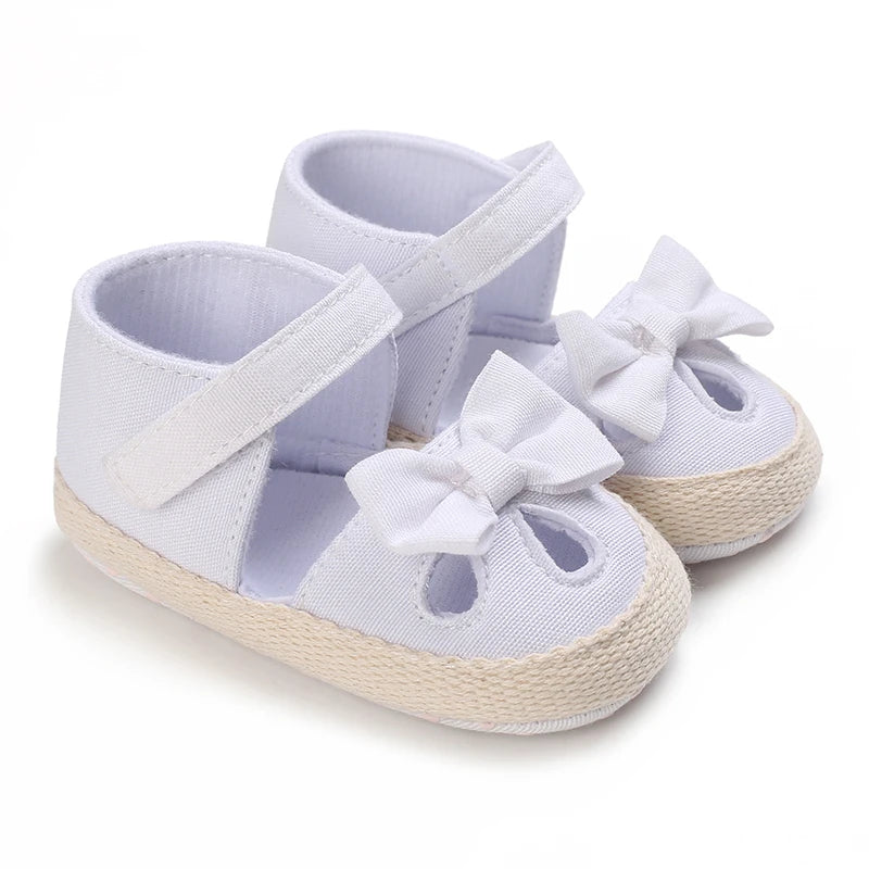 VALEN SINA 0-18M Newborn Baby Girls Summer Shoes Sandals First Walkers Newborn Shoes Casual Soft Sole Sandals Toddler Shoes (Available)