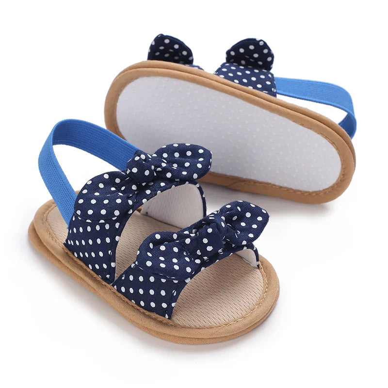 VALEN SINA 0-18M Newborn Baby Girls Summer Shoes Sandals First Walkers Newborn Shoes Casual Soft Sole Sandals Toddler Shoes (Available)