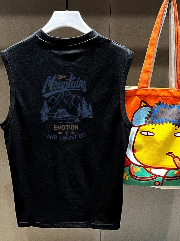 Trendy Cotton Sweatirt Vest ex Svel Summer Sportswear Pure Cotton Breathable Moisture ng Casual Faion