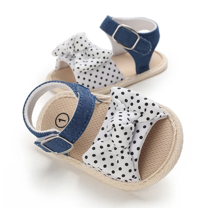 VALEN SINA 0-18M Newborn Baby Girls Summer Shoes Sandals First Walkers Newborn Shoes Casual Soft Sole Sandals Toddler Shoes (Available)