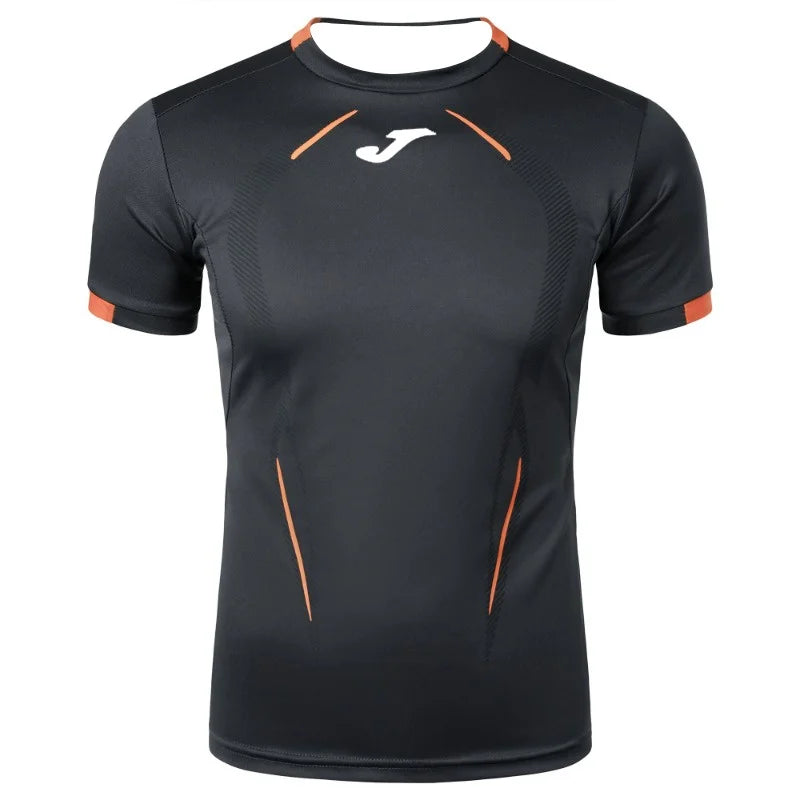 JOMA Quick-drying sweat-absorbing men's T-shirt, short-sleeved sweatshirt, high-quality top for football, running and sports