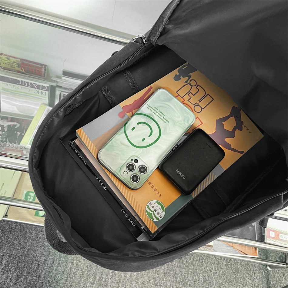 Fashion Big Backpack Lovers Travel Bagpack Women Laptop Mochila For Teenager Boys Bookbag New College School Bag Men Rucksack