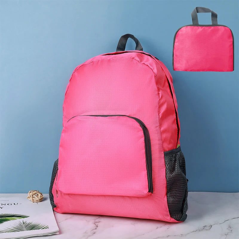 Outdoor Backpack Leisure Large Capacity Lightweight Water Proof Foldable Backpack Outdoor Travel Book Bag