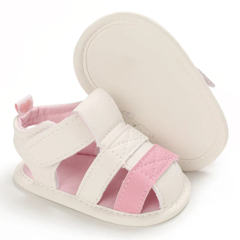 Baby Shoes For Boys and Girls  Summer With Perforated Sandals and Non Slip Soft Soles For Learning To Walk