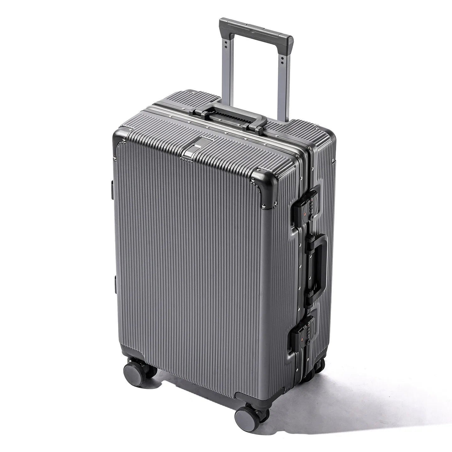 16"/20" Suitcase Carry-on Boarding for Women Travel Trolley Case with Aluminum Frame Password Lock Rolling Luggage 22/24/26/28"