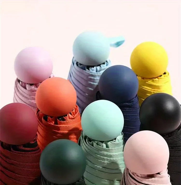 Lightweight Mini Umbrella,Windproof Compact Travel Umbrella ,Durable Design,Portable for Commuting,Office,Daily Use