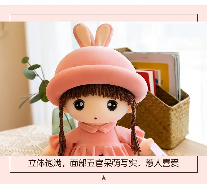 Kawaii Rabbit Fairy Girls Plush Toy Cute Exquisite Plush Home Decor Filled PP Cotton Doll Girls Birthday Or Christmas Gift