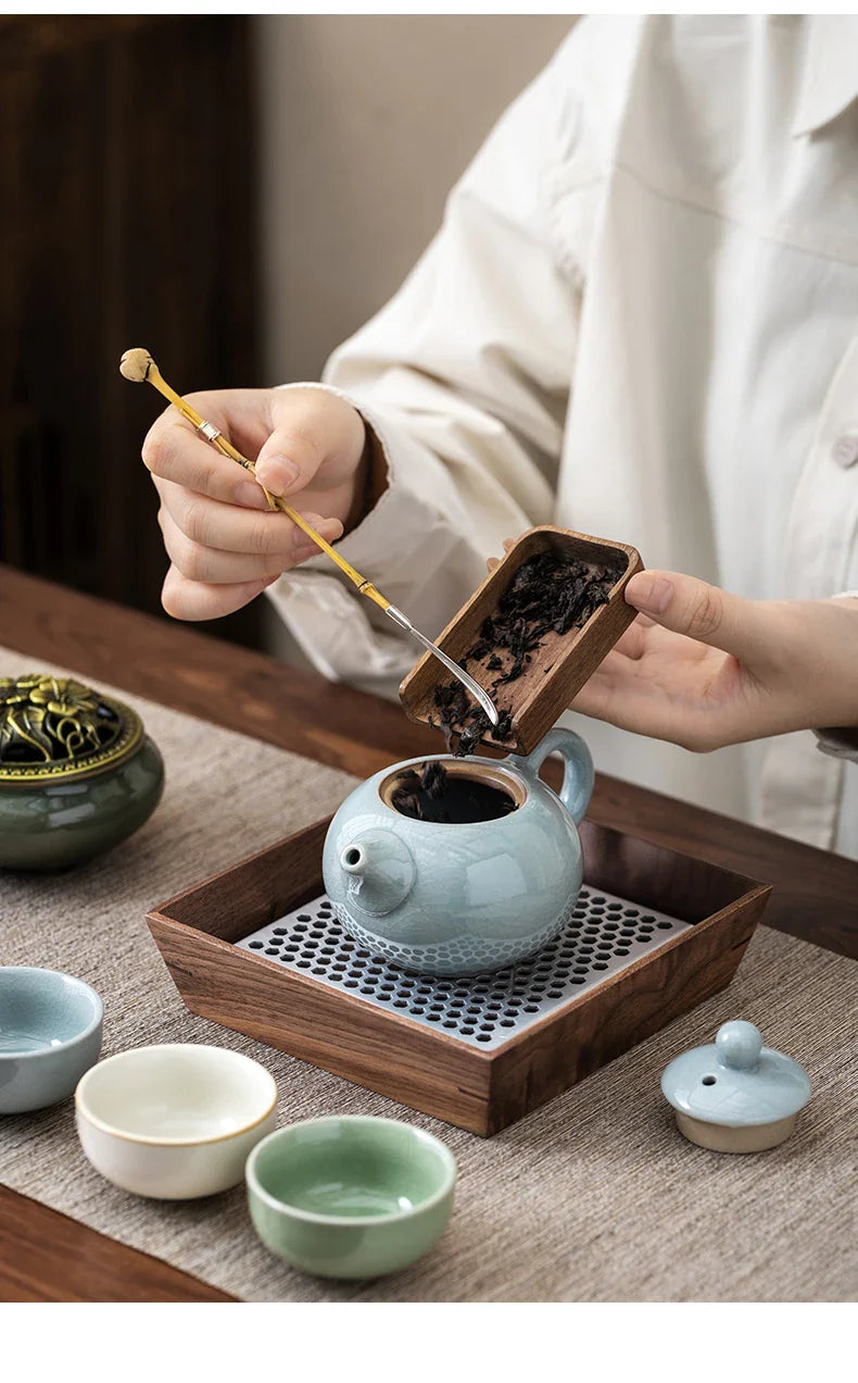 China-Chic Cultural and Creative Tea Set Gift Set Customized logo for business gift giving activities