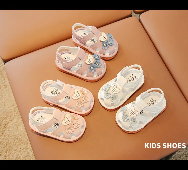 Baby Shoes Summer New Baby Calling Shoe Soft soled  Baby Girl Sandals Anti slip Girl Shoe Children sandals