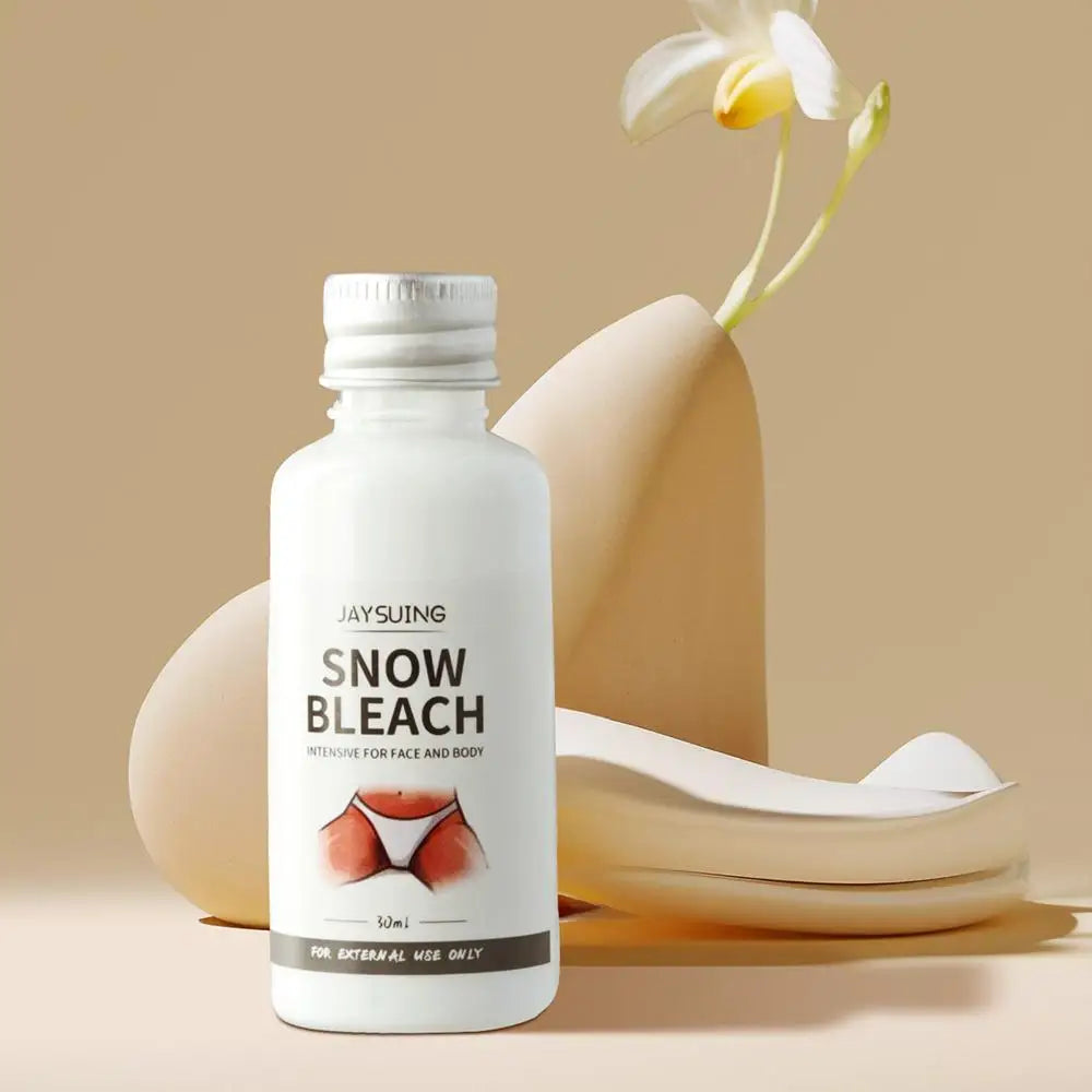 Glowhite Snow Bleach Cream  Hyperpigmentation Lightens Dark Spots Penetrates Skin Layers Brightens Moisturizes Armpit Neck