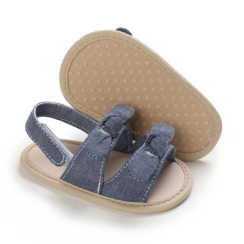VALEN SINA 0-18M Newborn Baby Girls Summer Shoes Sandals First Walkers Newborn Shoes Casual Soft Sole Sandals Toddler Shoes (Available)