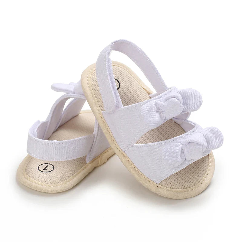 VALEN SINA 0-18M Newborn Baby Girls Summer Shoes Sandals First Walkers Newborn Shoes Casual Soft Sole Sandals Toddler Shoes (Available)
