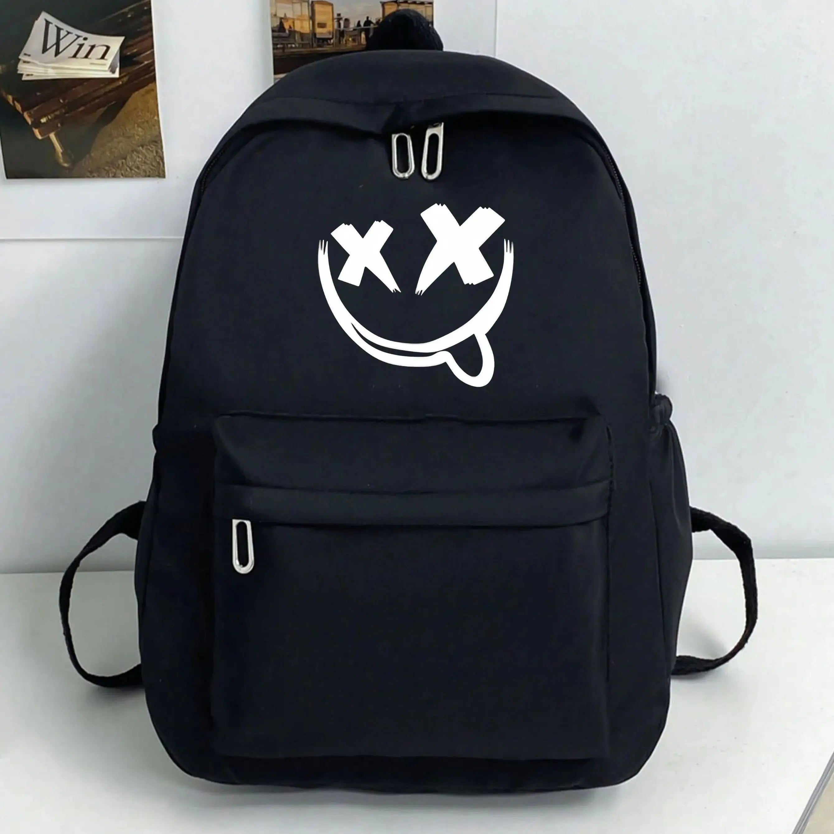 A Large-Capacity, Casual, Versatile, Fun, And Quirky Backpack With A Unique Graphic Print, Perfect For Back-To-School, Everyday