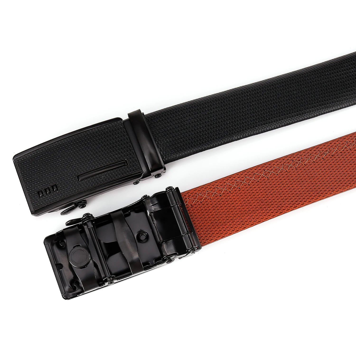 Dark Color Mens Belt Automatic Buckle Stylish Geometric Pattern Durable   Fashion Accessory Gift Letter Designer Belt for Men