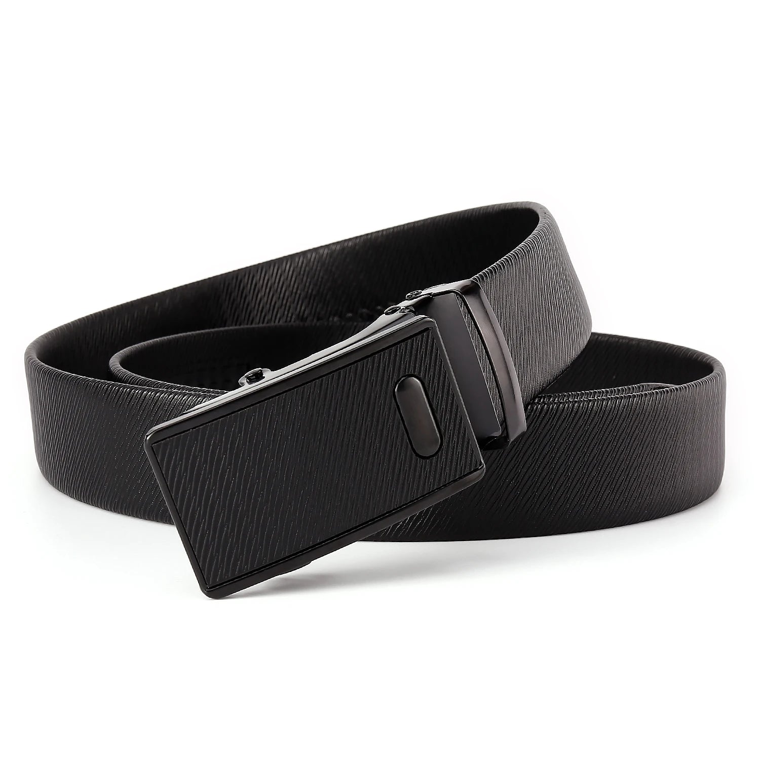 Men's fashion belt, durable for work, business and daily commuting. Automatic buckle, a great gift. S design.