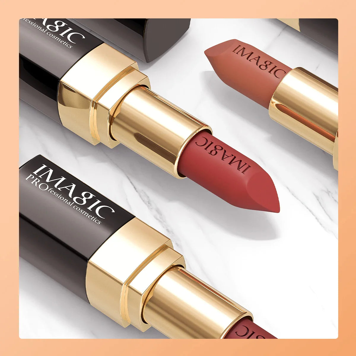 Lipstick Matte Waterproof Velvet Pigment Nude Rouge Waterproof Long Lasting Lip Profissional Cosmetics Beauty