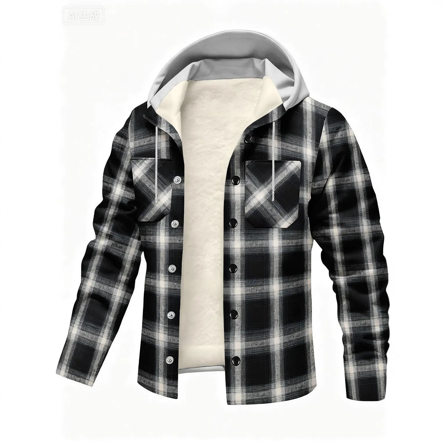 Fashionable high street men's hoodie for spring and autumn, new style, casual, with pockets, with a hood, long sleeves