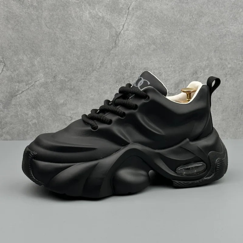 Men Shoes Designer Luxury Casual Sneakers Breathable Platform Shoes for Men Fashion Height Increasing Comfortable Non-slip Shoes (Available)