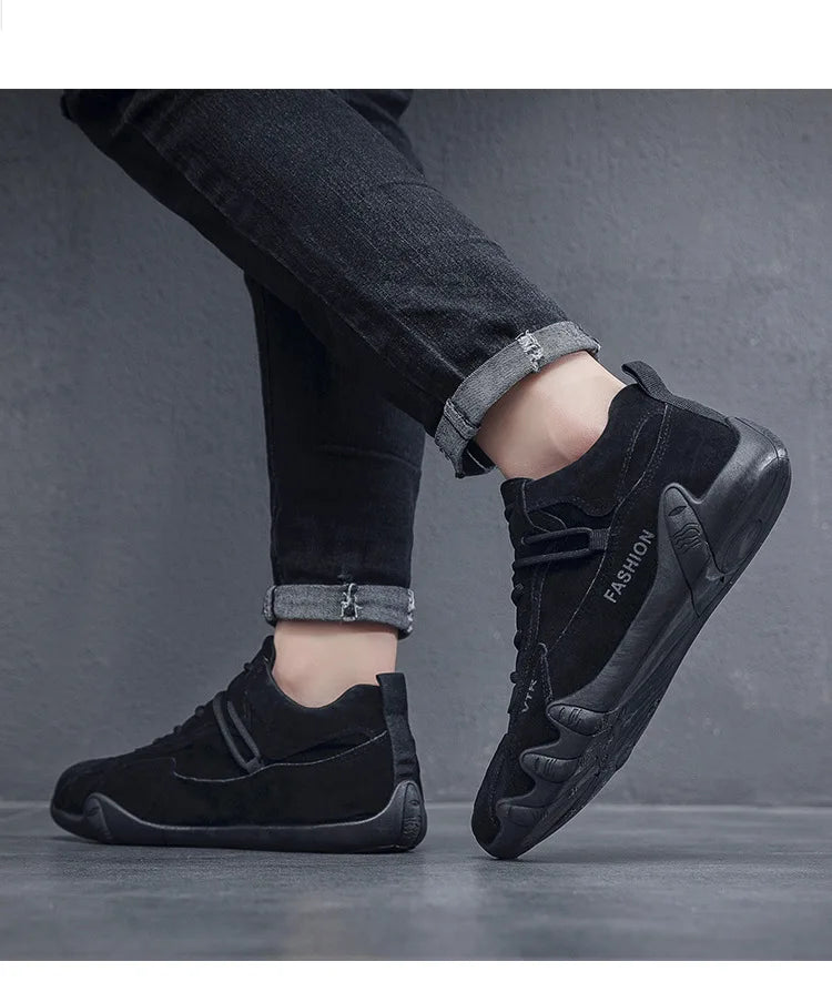 men shoes breathable non slip work shoes for male fashion sneakers outdoor walking flats skateboard sneakers (Available)