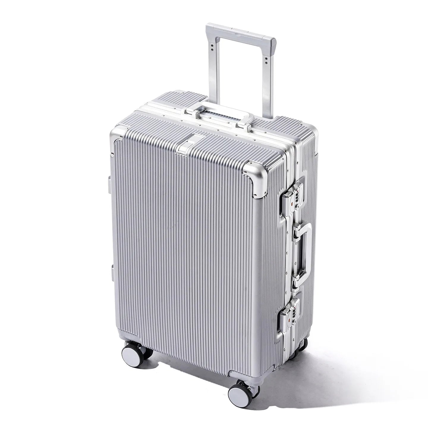 16"/20" Suitcase Carry-on Boarding for Women Travel Trolley Case with Aluminum Frame Password Lock Rolling Luggage 22/24/26/28"