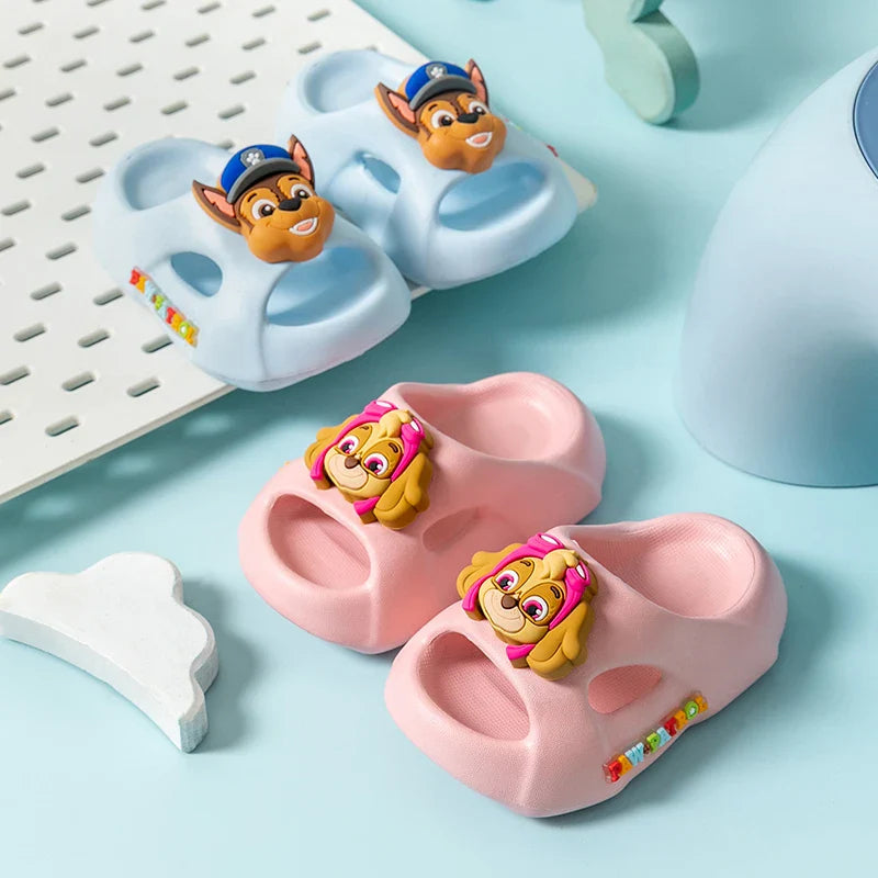 Children's Anime Slides | Boys & Girls Outdoor Non-Slip Soft Soled Sandals & Home Slippers – PAW Patrol