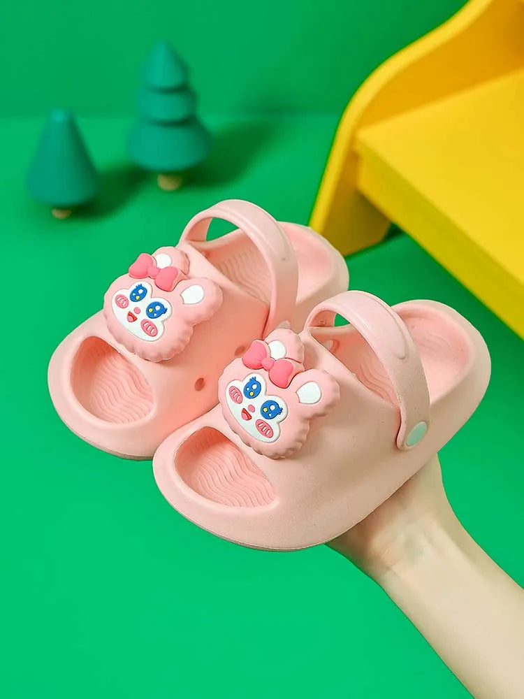 Cute three-dimensional animal summer children's EVA slippers for boys and girls beach shoes,suitable for indoor and outdoor wear