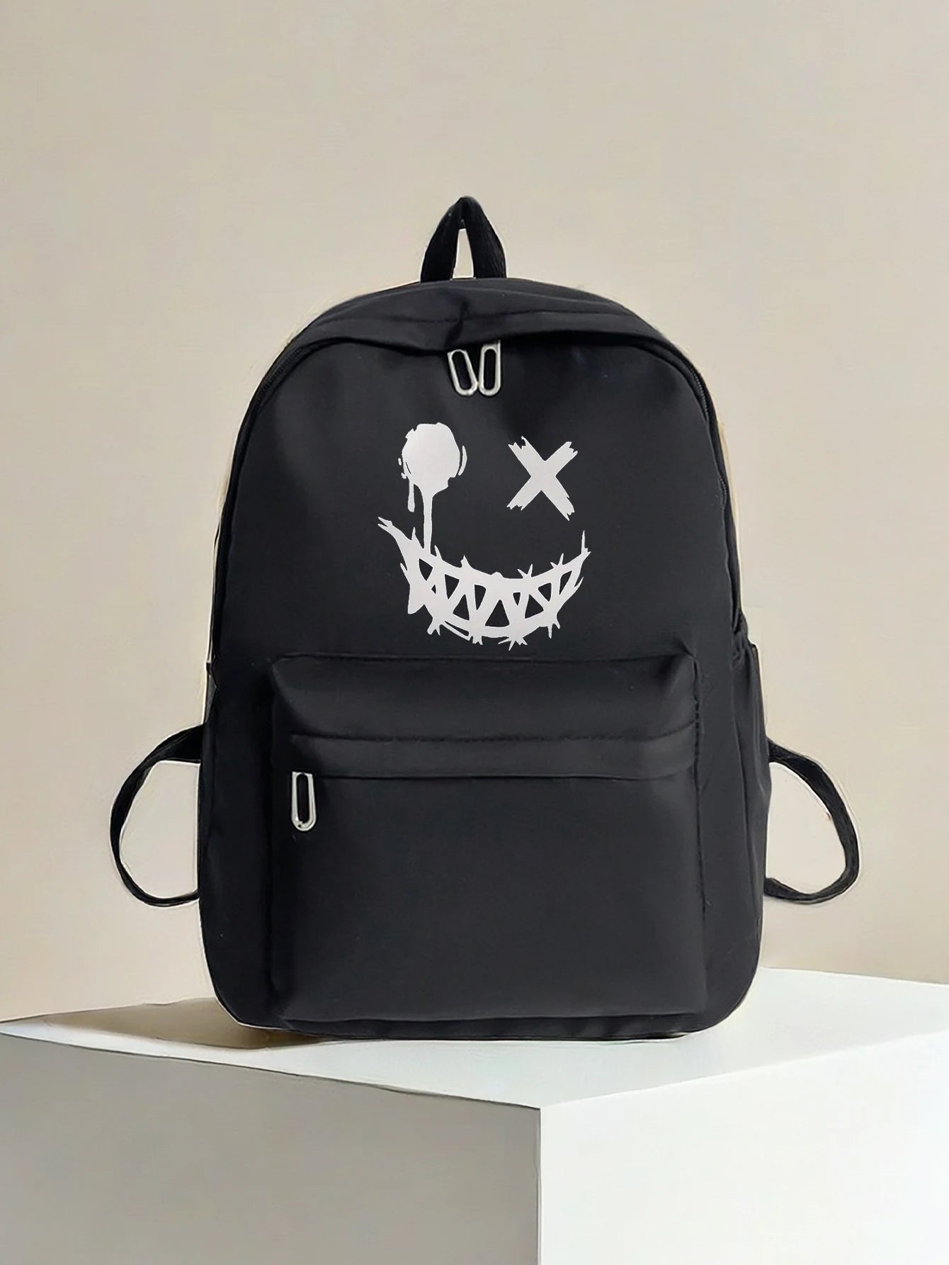 A Large-Capacity, Casual, Versatile, Fun, And Quirky Backpack With A Unique Graphic Print, Perfect For Back-To-School, Everyday