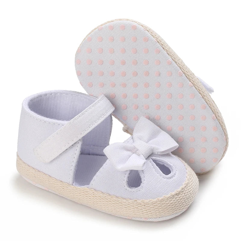 VALEN SINA 0-18M Newborn Baby Girls Summer Shoes Sandals First Walkers Newborn Shoes Casual Soft Sole Sandals Toddler Shoes (Available)