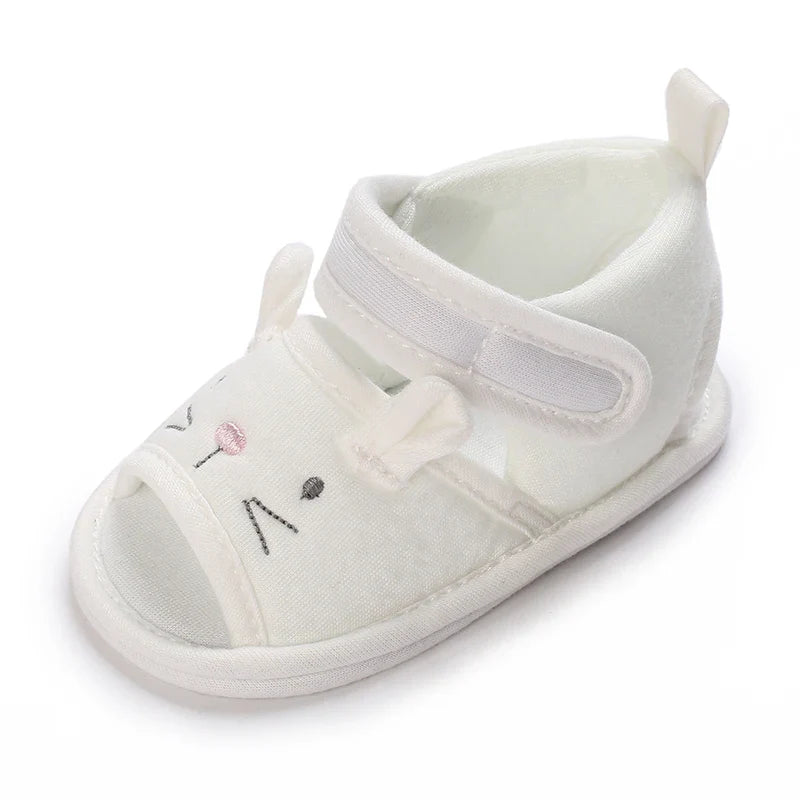 VALEN SINA 0-18M Newborn Baby Girls Summer Shoes Sandals First Walkers Newborn Shoes Casual Soft Sole Sandals Toddler Shoes (Available)