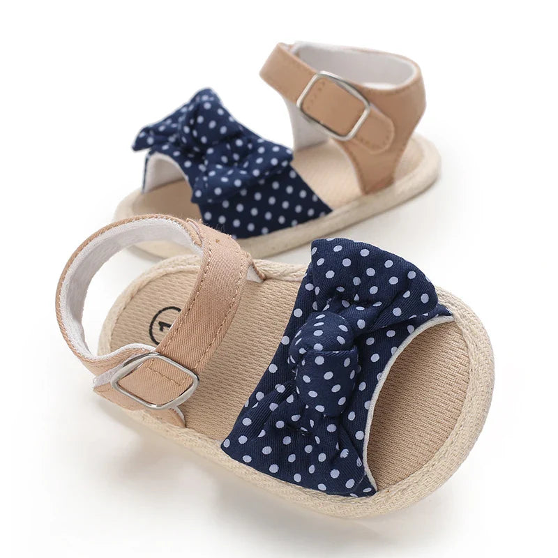 VALEN SINA 0-18M Newborn Baby Girls Summer Shoes Sandals First Walkers Newborn Shoes Casual Soft Sole Sandals Toddler Shoes (Available)
