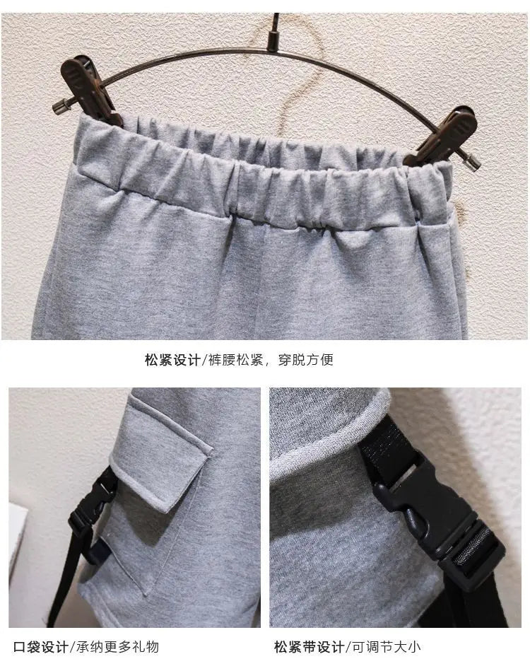 Kids Boys Summer Suit New Fashion Children's Baby Handsome Short Sleeve Top Shorts 2-Piece Boys' Casual Clothing Set (Available)