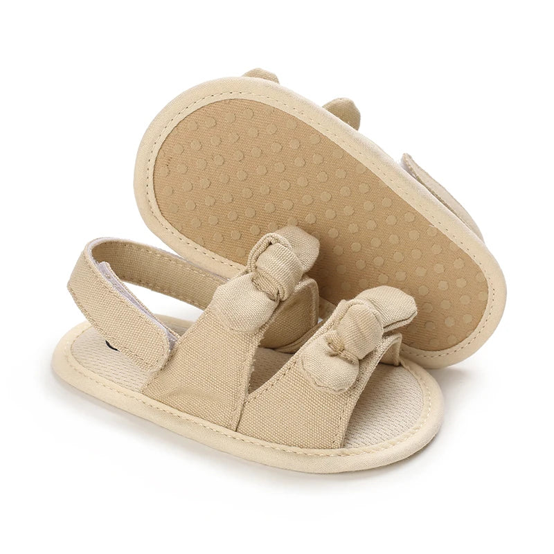VALEN SINA 0-18M Newborn Baby Girls Summer Shoes Sandals First Walkers Newborn Shoes Casual Soft Sole Sandals Toddler Shoes (Available)