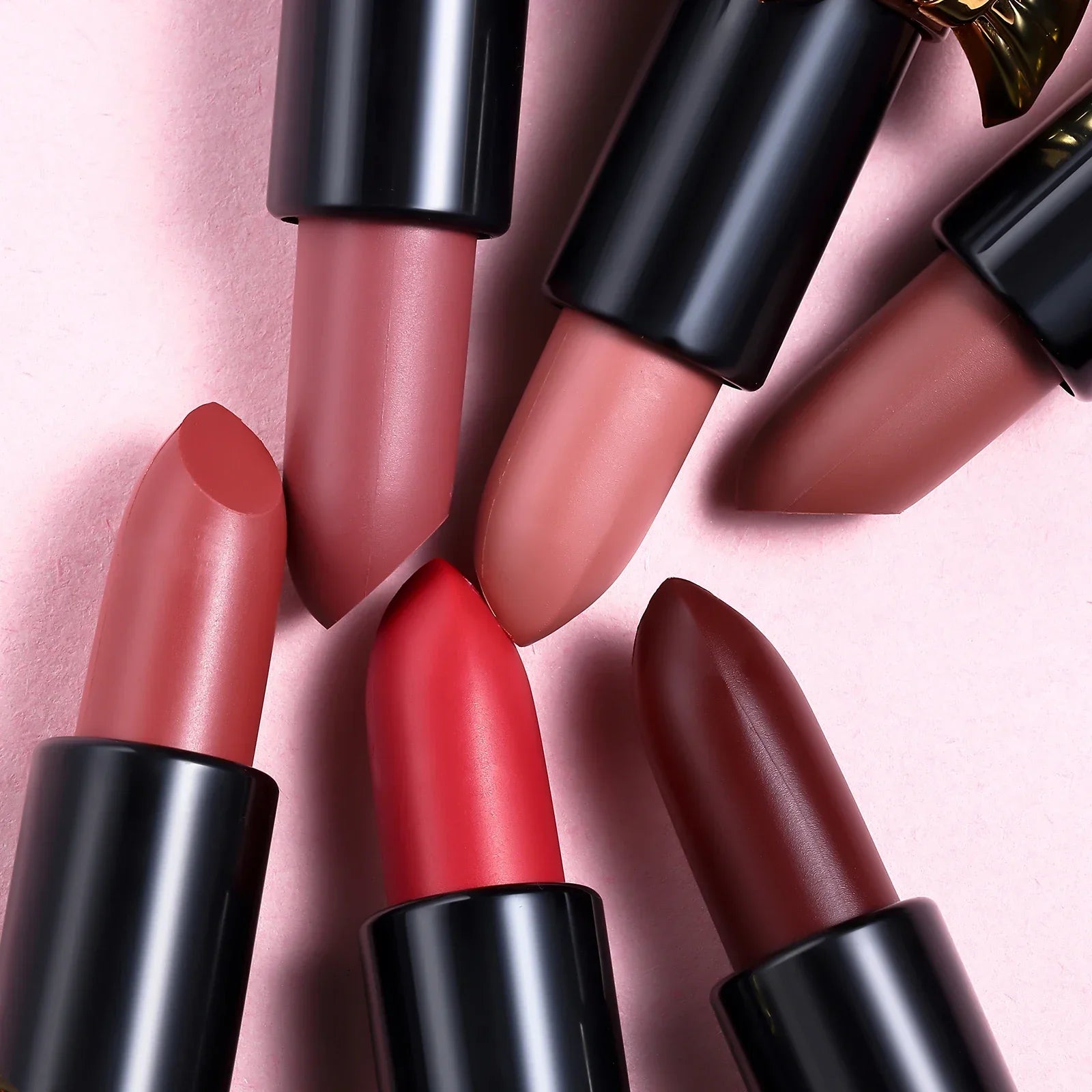 Bowknot Lipstick Matte Velvet Nude Lipstick Brightly Coloured Lip Tint Balm Non-stick Cup Smooth Sexy Red Pink Lip Glaze Makeup
