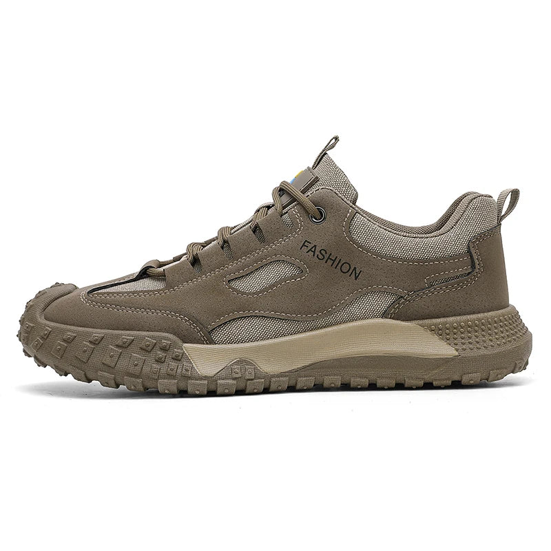 Men's casual sports shoes, soft sole with anti-slip properties, safety shoes for work in the outdoors, outdoor work and leisure   (Available)