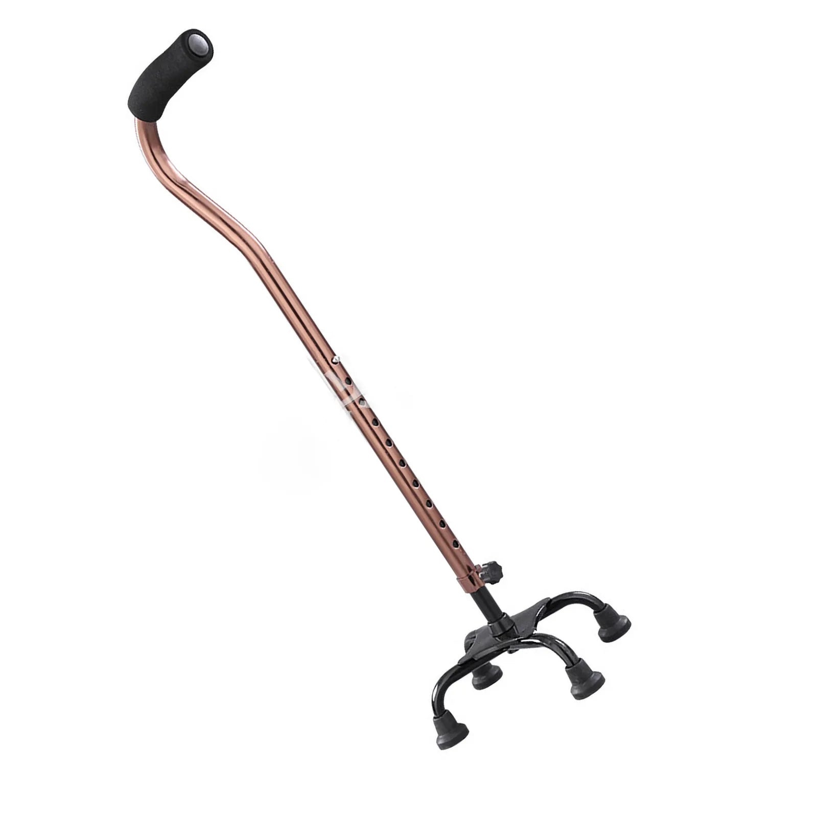 Walking Cane Walking Sticks 250kg Bearing Capacity 10 Adjustment Levels Anti Slip Aluminum Alloy Crutches with Ergonomic Handle