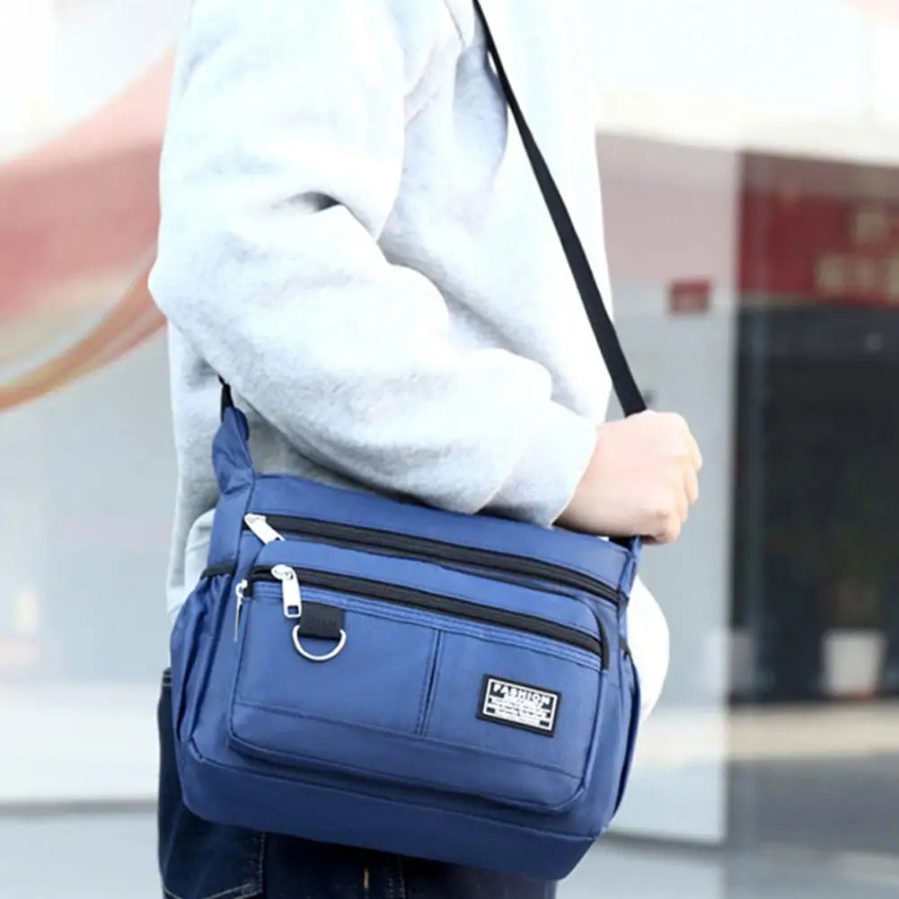 Men's Messenger Bag Men Crossbody Bag Single Shoulder Bags Big Capacity Storage Bag Multi-Pockets Business Crossbody Bags