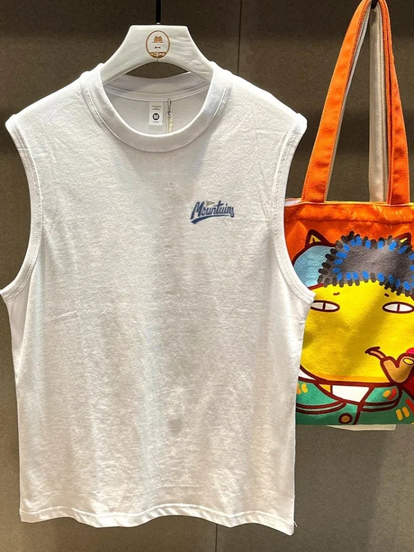 Trendy Cotton Sweatirt Vest ex Svel Summer Sportswear Pure Cotton Breathable Moisture ng Casual Faion