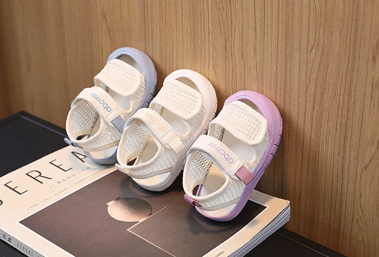 Baby Sandals Summer Infant Toddler Walking Shoe Mesh Breathable Kids Beach Shoes for Boys Girls Non-slip Causal Children Sandals