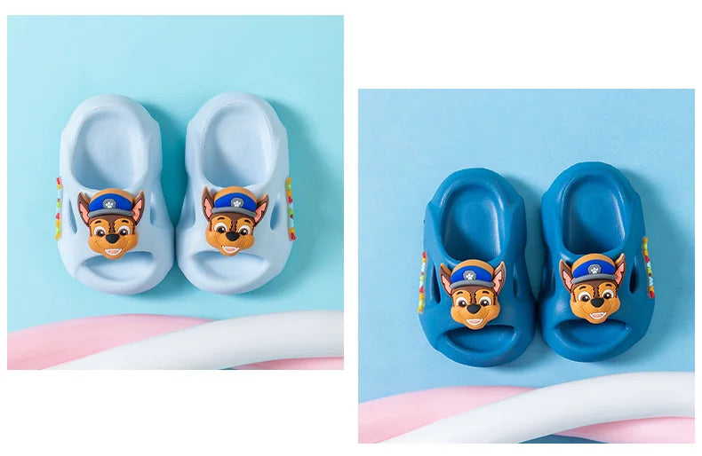 Children's Anime Slides | Boys & Girls Outdoor Non-Slip Soft Soled Sandals & Home Slippers – PAW Patrol