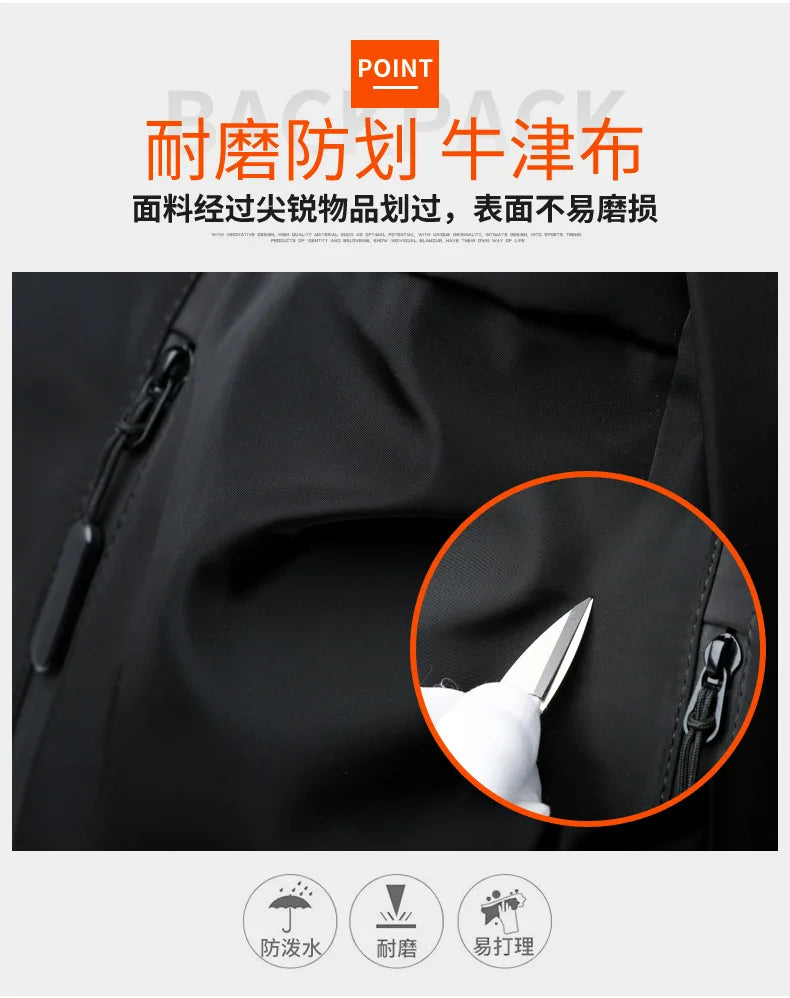 Backpack Men's Business Backpacks Outdoor Oxford Cloth Computer Bag Leisure Student Travel Bag Schoolbag mochila  мужской рюкзак