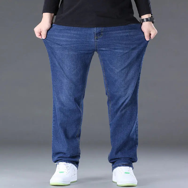10XL Oversize Jeans For Men Fashion Loose Trousers Pants Plus Size Jeans Baggy Daily Work Clothing Big Jeans Trousers Pants Man (Available)