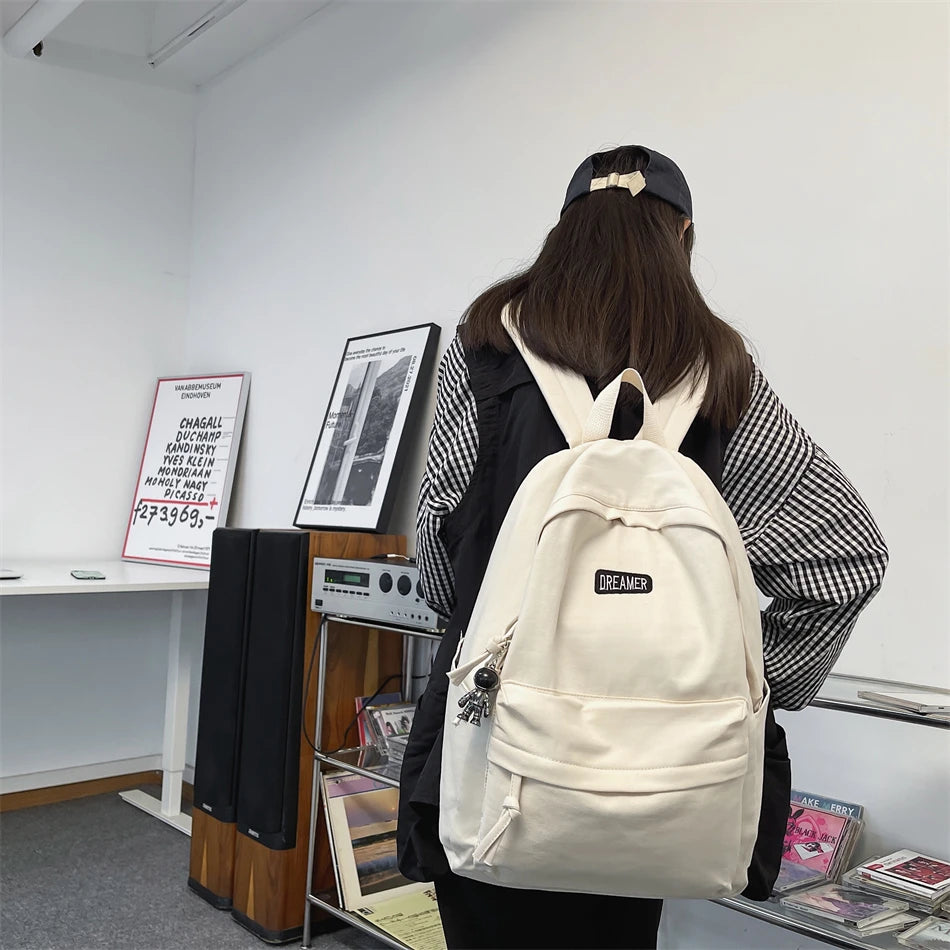 Fashion Big Backpack Lovers Travel Bagpack Women Laptop Mochila For Teenager Boys Bookbag New College School Bag Men Rucksack